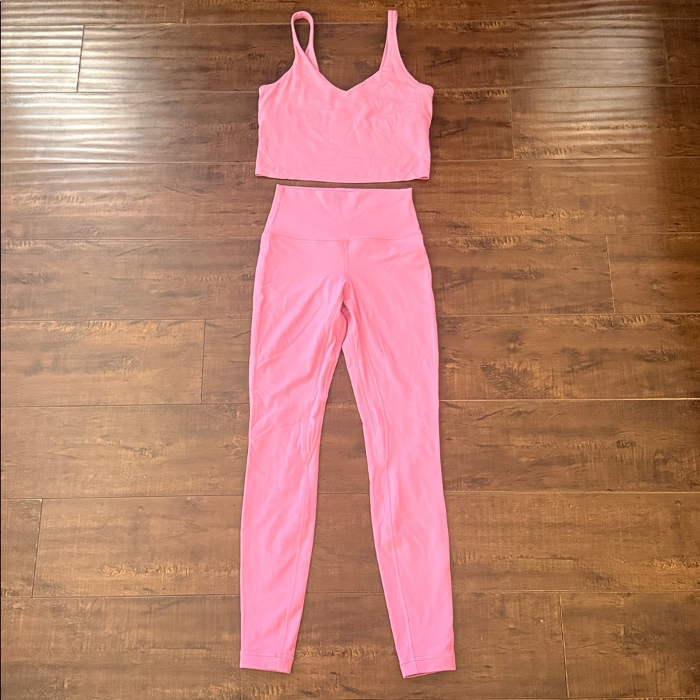 Lululemon Pink Activewear Set